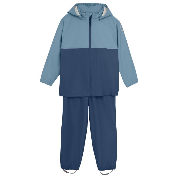 Color Kids - Kid's Rain Set Colorblock - Overall Gr 128 blau Color Kids - Kid's Rain Set Colorblock - Overall Gr 128 blau von Color Kids