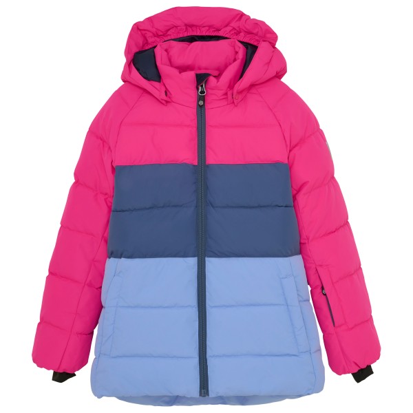 Color Kids - Kid's Ski Jacket Colorblock Quilt - Kunstfaserjacke Gr 104 rosa/blau von Color Kids