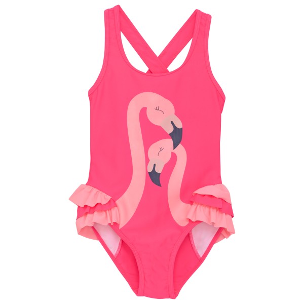 Color Kids - Kid's Swimsuit with Application - Badeanzug Gr 116 rosa von Color Kids