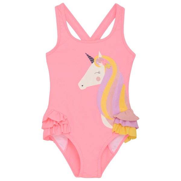Color Kids - Kid's Swimsuit with Application - Badeanzug Gr 152 rosa von Color Kids