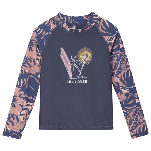 Color Kids - Kid's T-Shirt L/S with Chest Print - Lycra Gr 116 blau Color Kids - Kid's T-Shirt L/S with Chest Print - Lycra Gr 116 blau von Color Kids