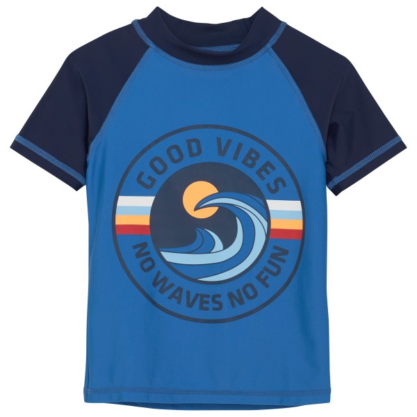 Color Kids - Kid's T-Shirt with Print - Lycra Gr 122 blau von Color Kids