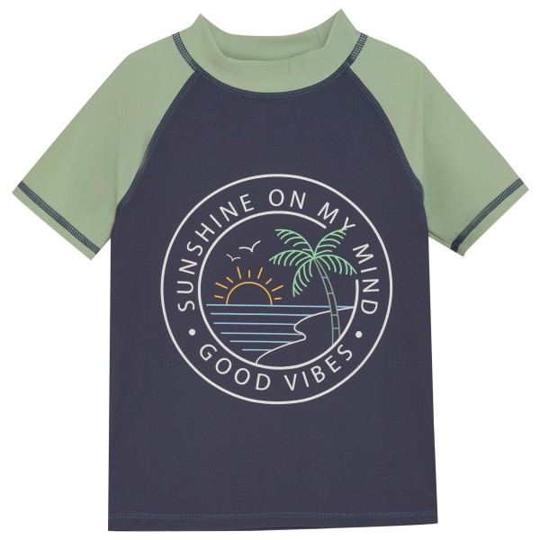 Color Kids - Kid's T-Shirt with Print - Lycra Gr 140 grau von Color Kids