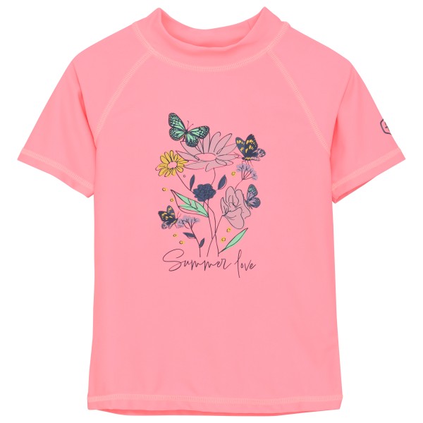 Color Kids - Kid's T-Shirt with Print - Lycra Gr 140 rosa von Color Kids