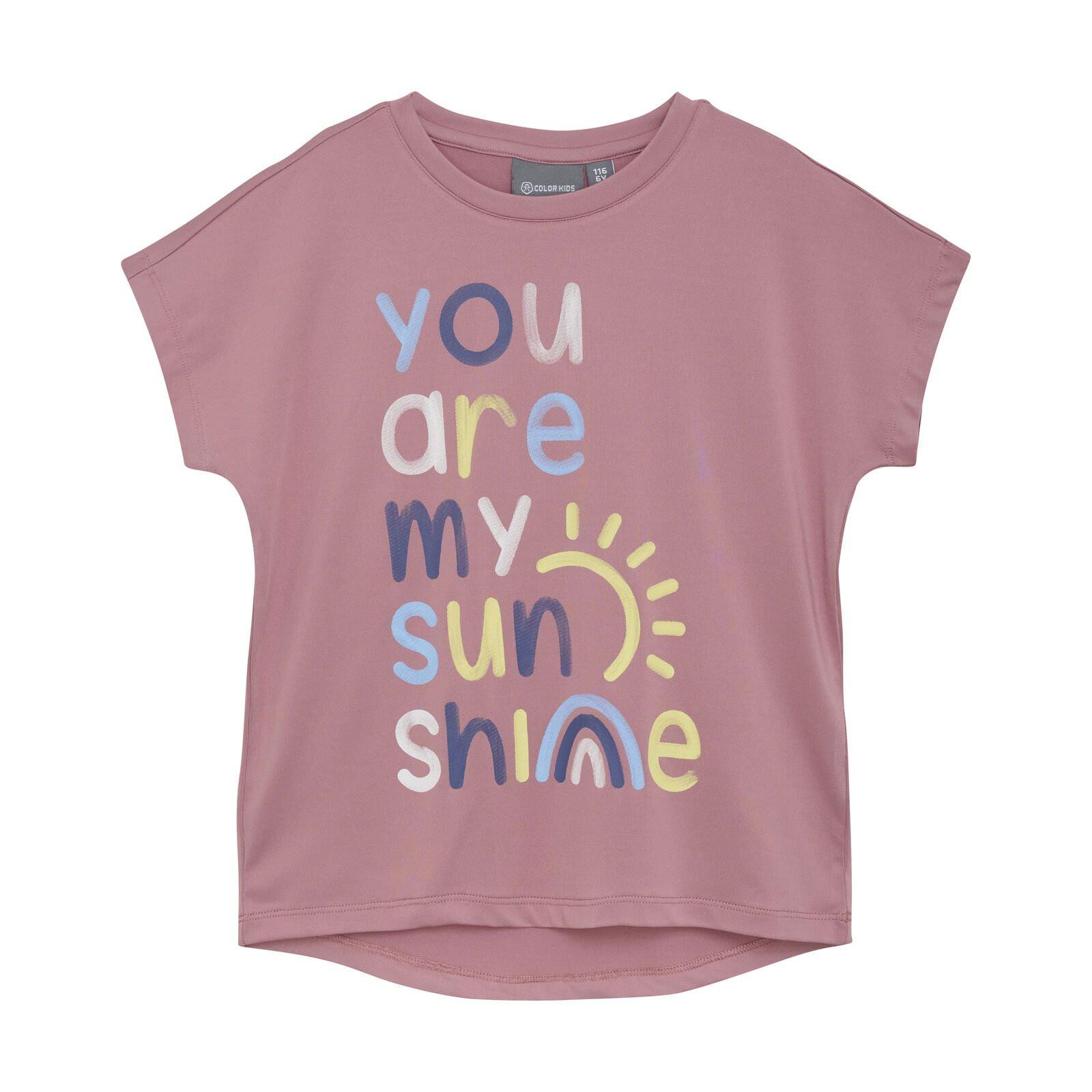 Sport T-shirt Foxglove Mädchen Rosa 116 von Color Kids