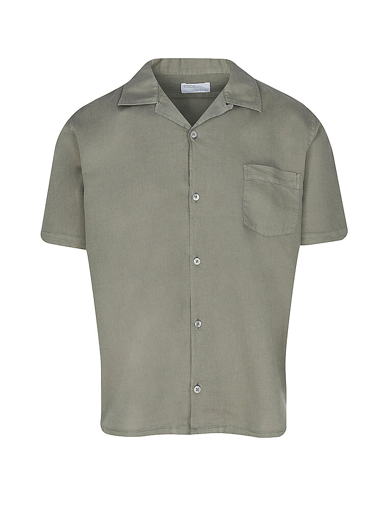 COLORFUL STANDARD Hemd Regular Fit  olive | L von Colorful Standard