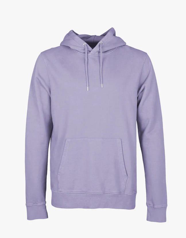 Classic Organic Hood-m Herren Violett M von Colorful Standard