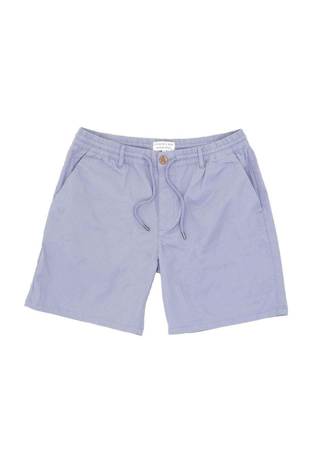 Shorts Shorts Light Twill Herren Blau L von Colours & Sons