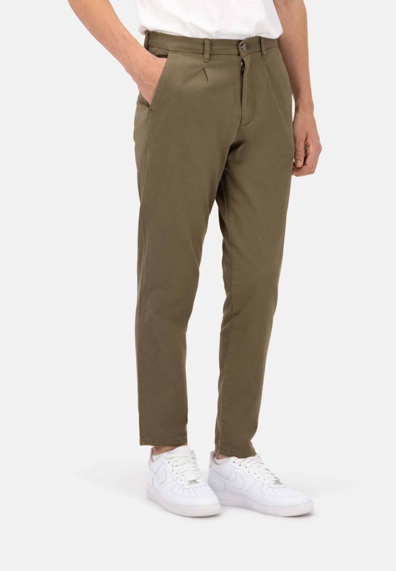 Hosen Pants-cropped Chino Herren Grün W31 von Colours & Sons