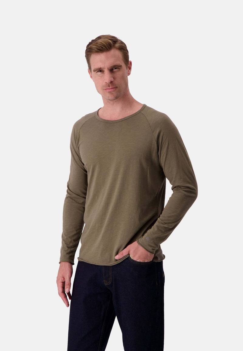 Langarmshirts Longsleeve - Slub Herren Grün S von Colours & Sons