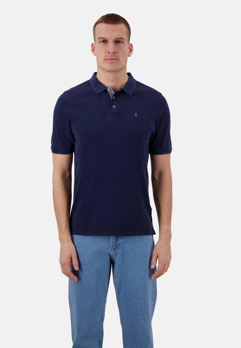 Polos Garment Dyed Herren Marine L von Colours & Sons