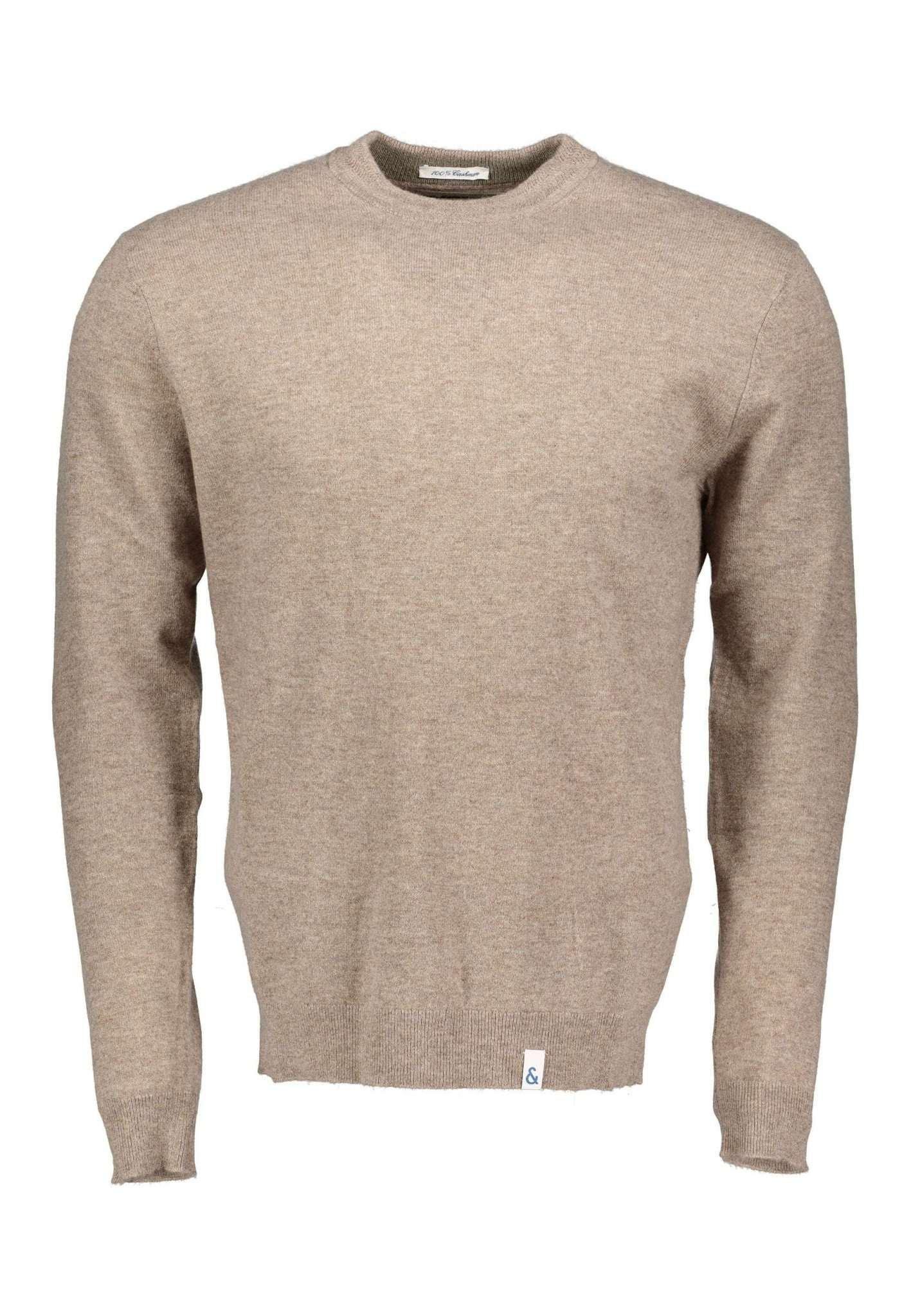 Pullover Roundneck-cashmere Herren Beige M von Colours & Sons