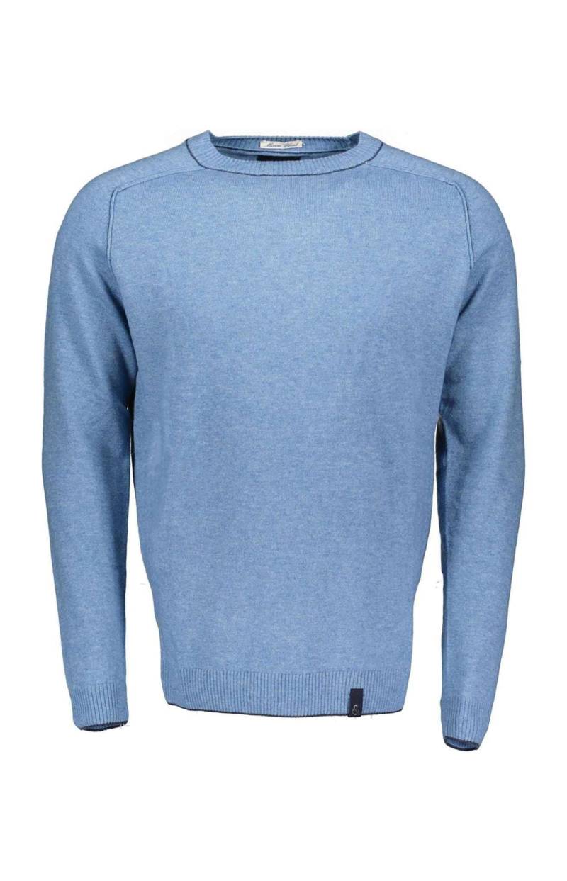 Pullover Roundneck-merino Blend Herren Blau M von Colours & Sons