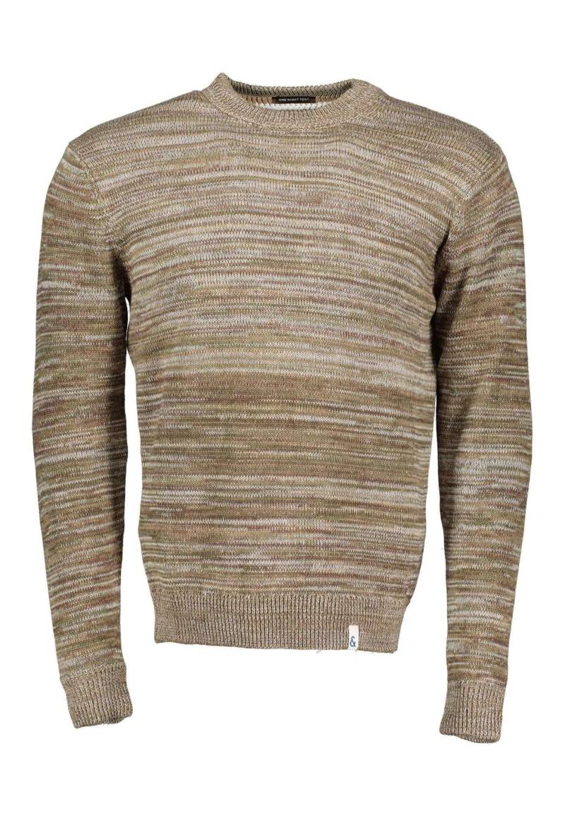 Pullover Roundneck-mouliné Herren Olivegrün S von Colours & Sons