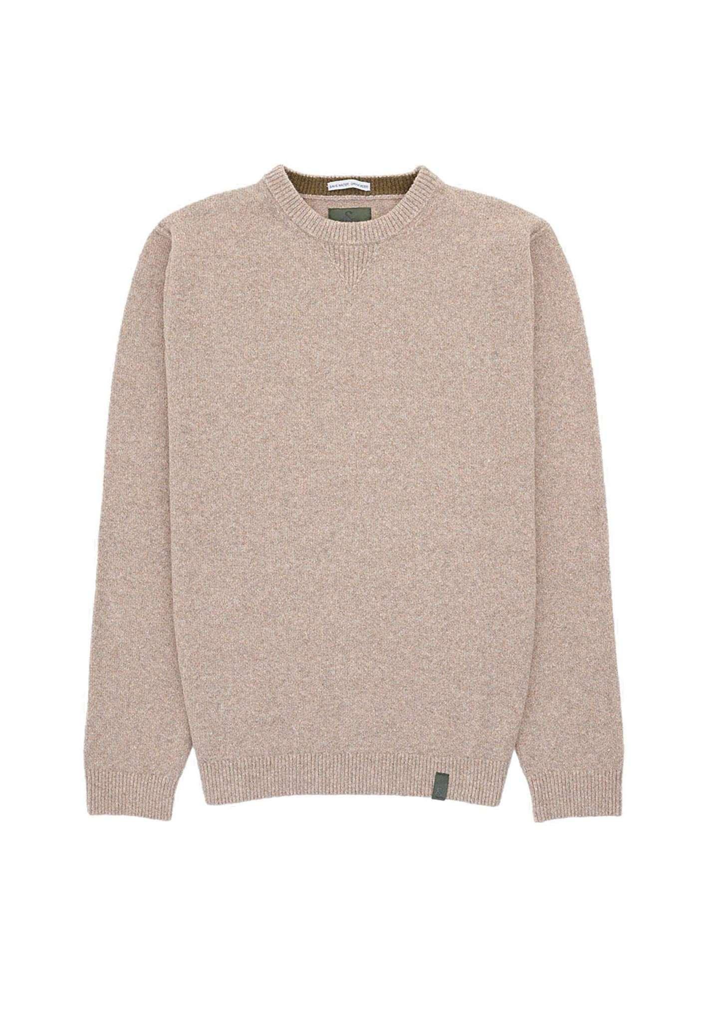 Pullover Roundneck-wt Herren Beige XL von Colours & Sons