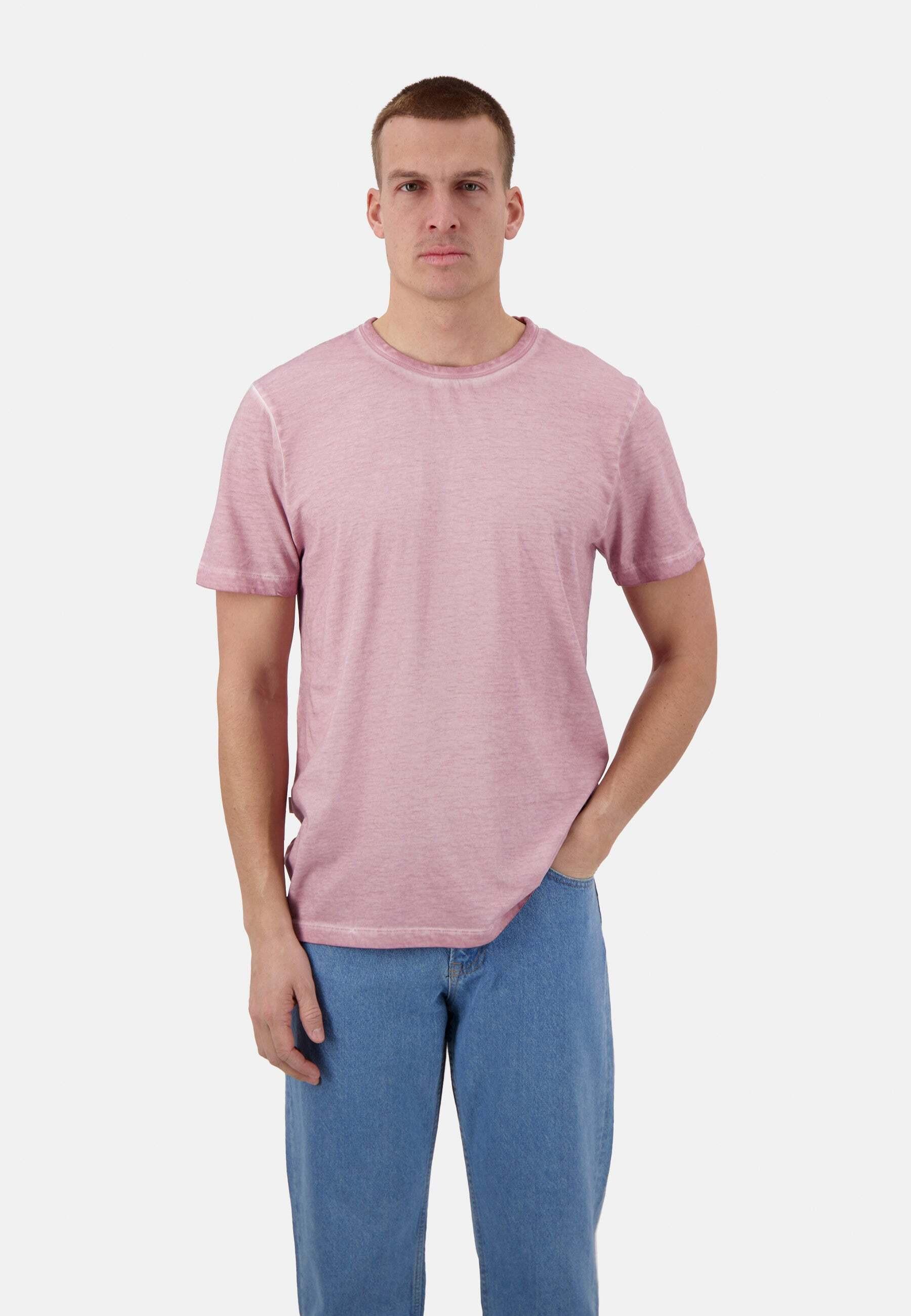 T-shirts Oil Dyed Herren Rosa S von Colours & Sons