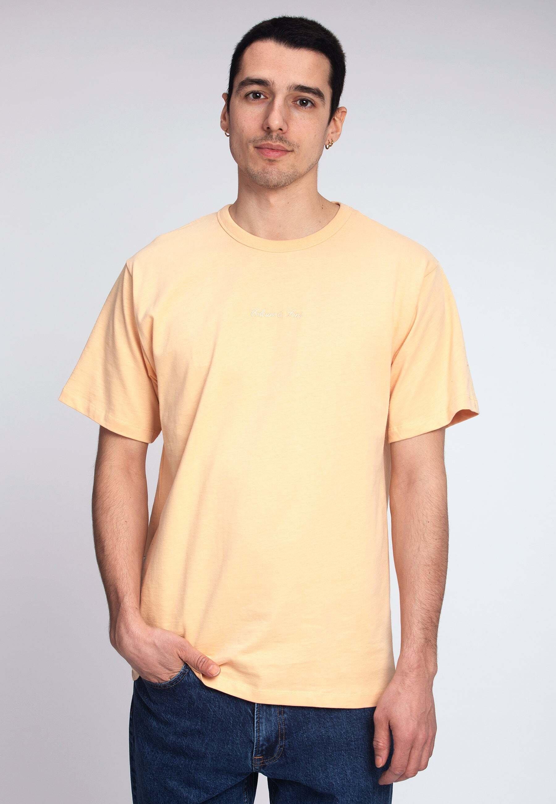 T-shirts T-shirt Basic Embroidery Herren Orange XL von Colours & Sons