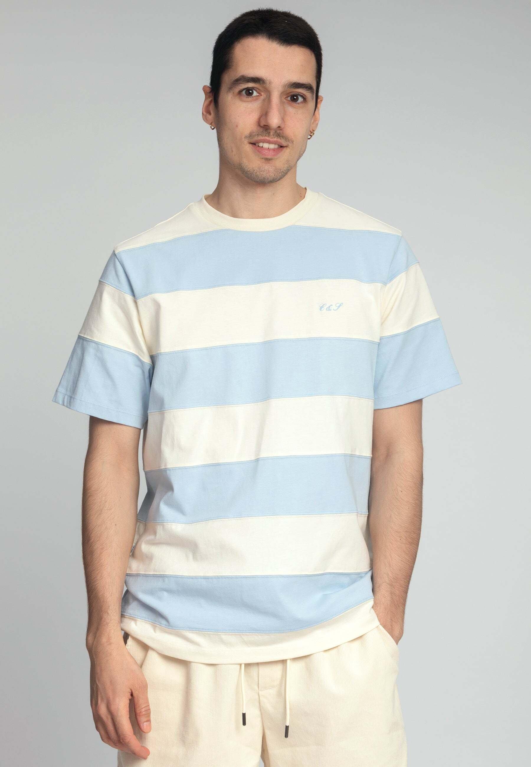 T-shirts T-shirt Block Stripes Herren Blau S von Colours & Sons
