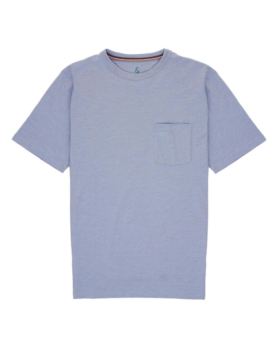 T-shirts T-shirt Slub Herren Blau M von Colours & Sons