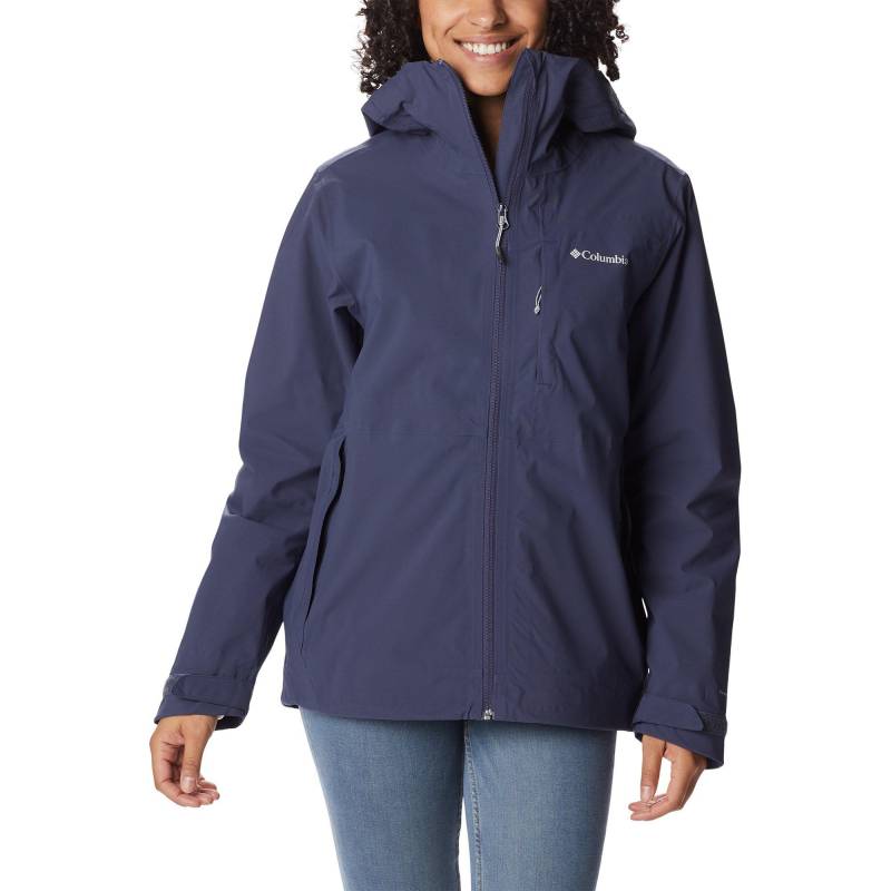 Trekkingjacke Mit Kapuze Damen Dunkelblau L von Columbia