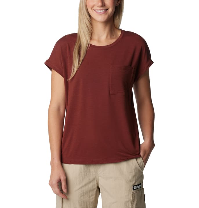 Columbia Boundless Trek™ T-Shirt bordeaux von Columbia