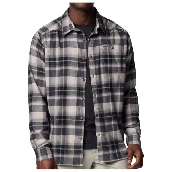 Columbia - Cornell Woods Flannel Long Sleeve Shirt - Hemd Gr M grau von Columbia