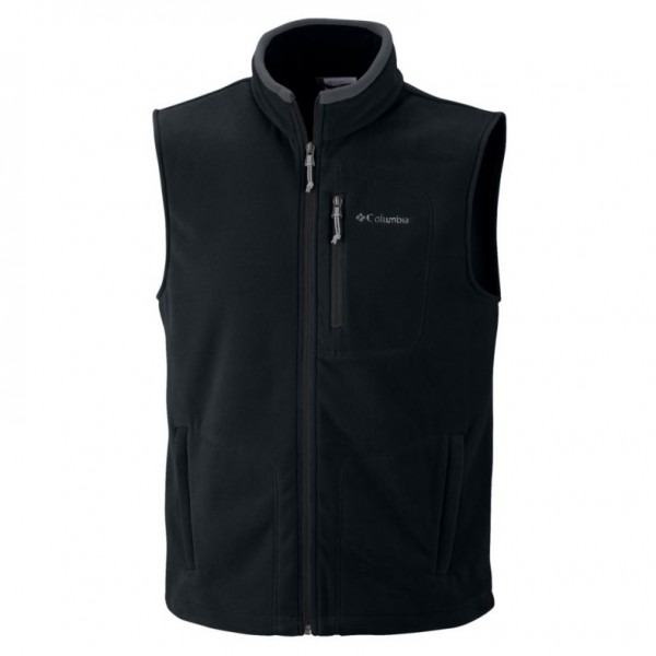 Columbia - Fast Trek Fleece Vest - Fleecegilet Gr L schwarz von Columbia