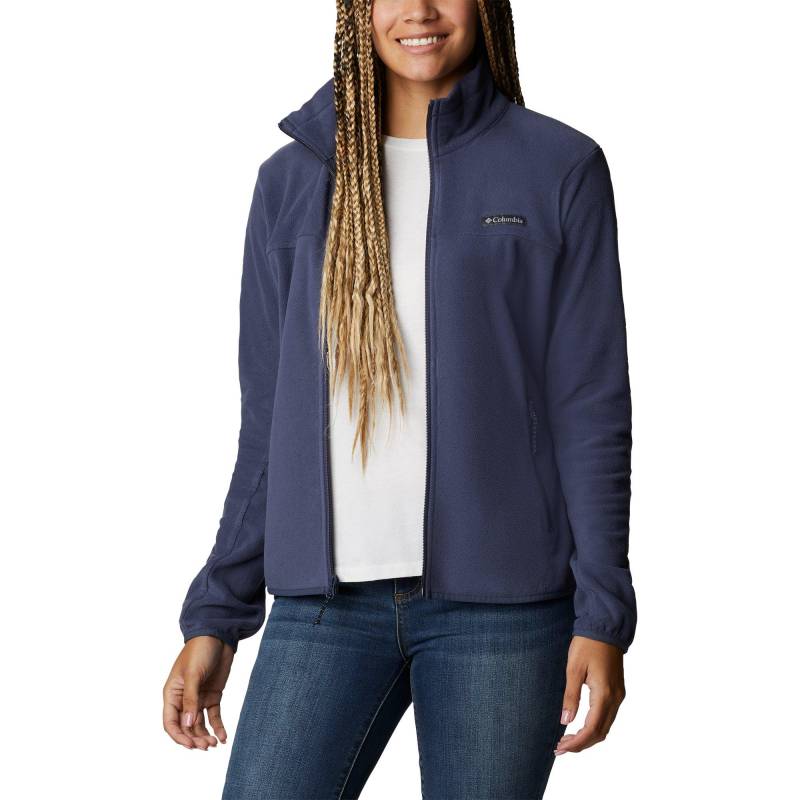 Fleecejacke Ohne Kapuze Damen Marine L von Columbia