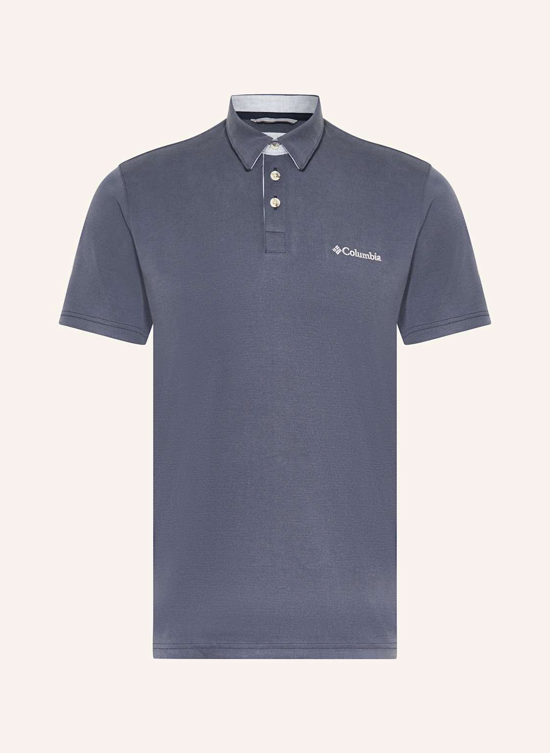 Columbia Jersey-Poloshirt Nelson Point™ Activ Fit blau von Columbia