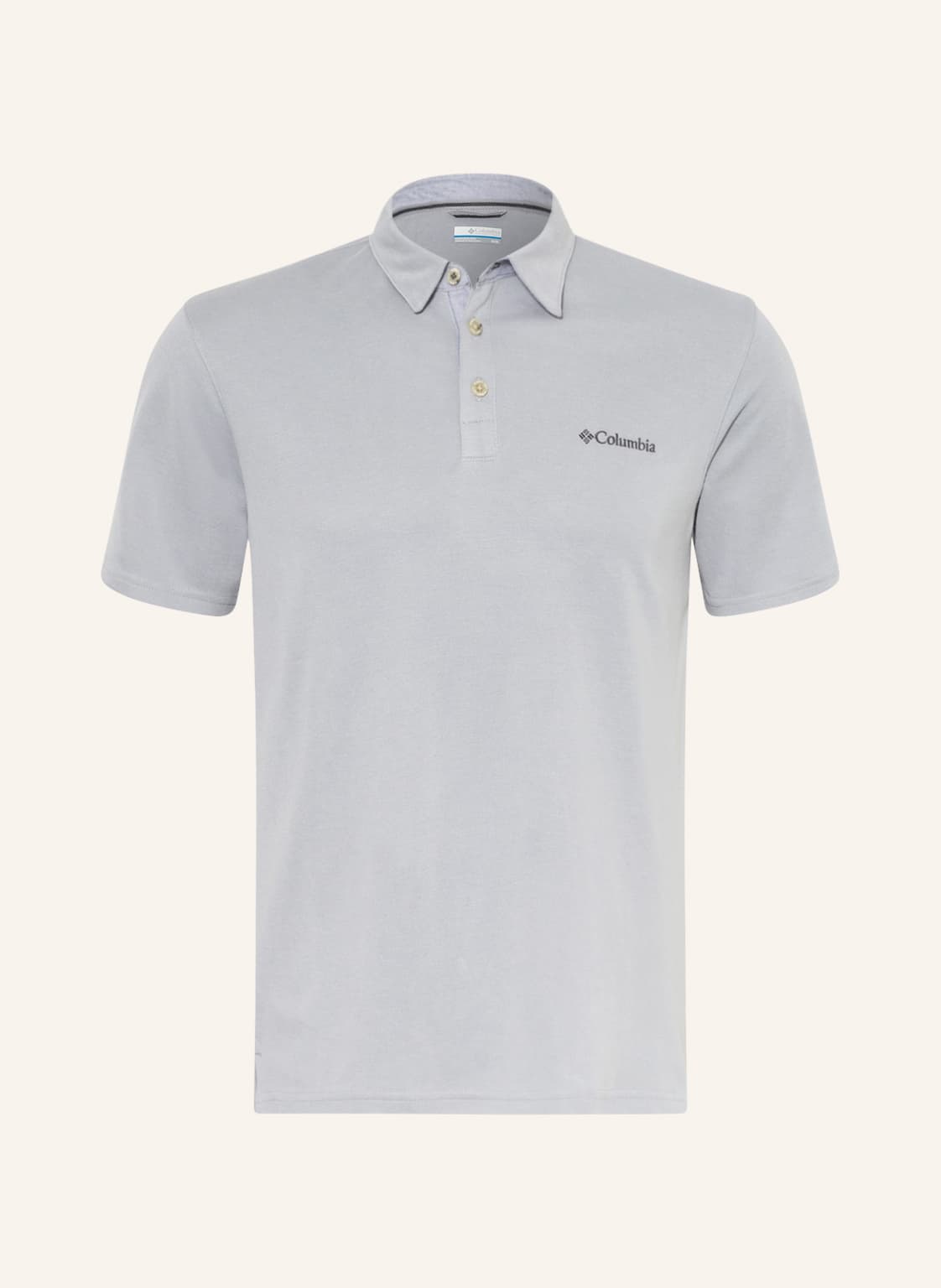 Columbia Jersey-Poloshirt Nelson Point™ Activ Fit grau von Columbia