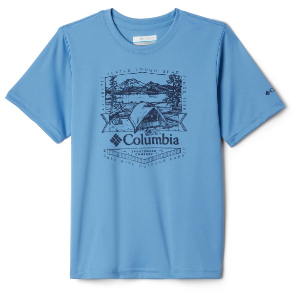 Columbia - Kid's Fork Stream Graphic Shirt S/S - T-Shirt Gr XXS blau von Columbia