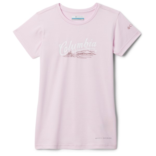 Columbia - Kid's Mission Peak Graphic Shirt S/S - Funktionsshirt Gr L rosa von Columbia