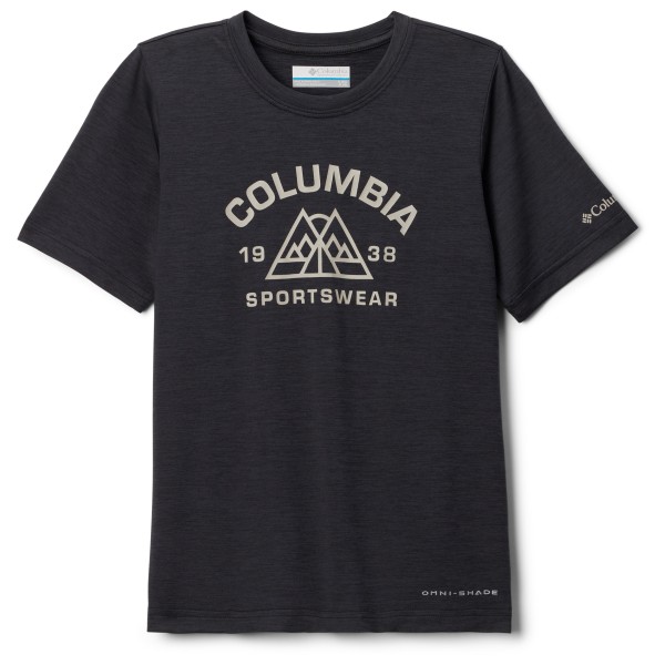 Columbia - Kid's Mount Echo Graphic Shirt S/S - Funktionsshirt Gr XXS schwarz von Columbia