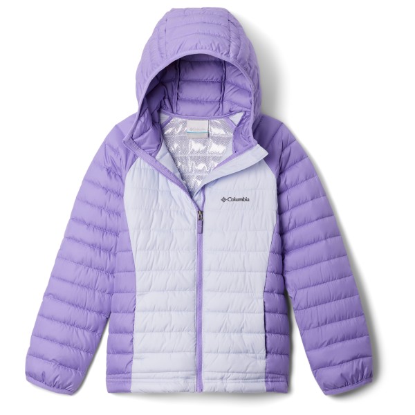 Columbia - Kid's Powder Lite II/1 Hooded Jacket - Kunstfaserjacke Gr 10-12 Years lila von Columbia