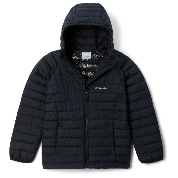 Columbia - Kid's Powder Lite II/1 Hooded Jacket - Kunstfaserjacke Gr 10-12 Years schwarz von Columbia