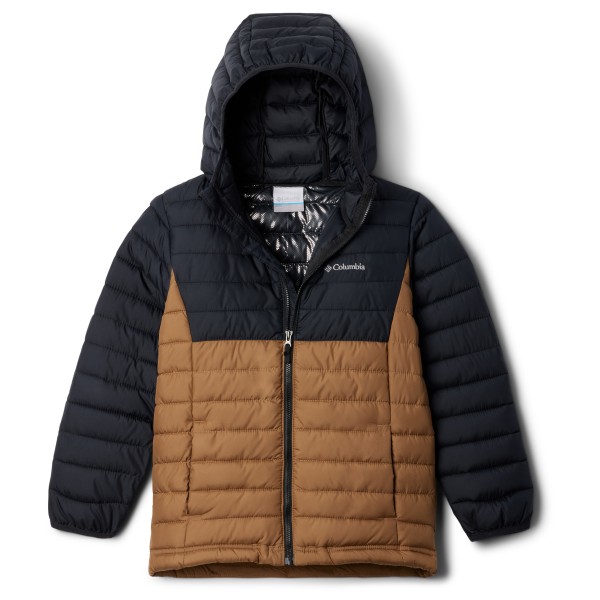 Columbia - Kid's Powder Lite II/2 Hooded Jacket - Kunstfaserjacke Gr 10-12 Years schwarz von Columbia