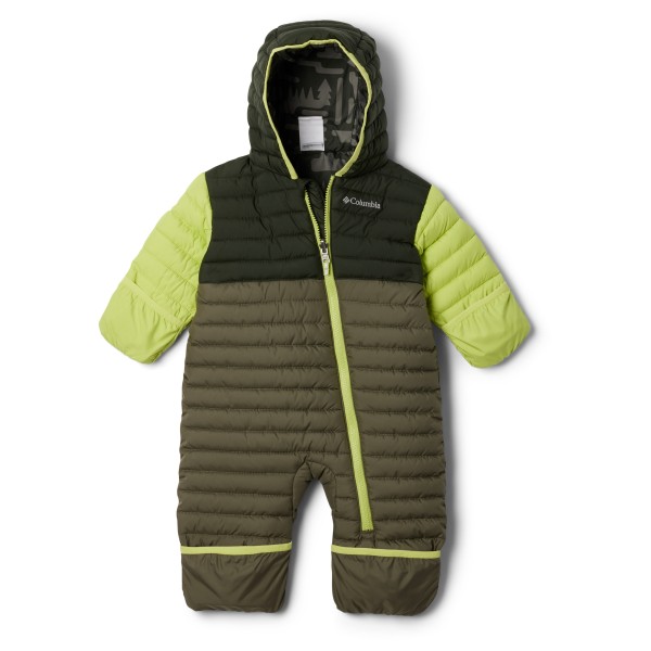 Columbia - Kid's Powder Lite II Reversible Bunting - Overall Gr 12-18 Months oliv von Columbia