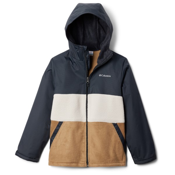 Columbia - Kid's Steens Mtn II Novelty Hooded Fleece - Fleecejacke Gr 10-12 Years blau von Columbia