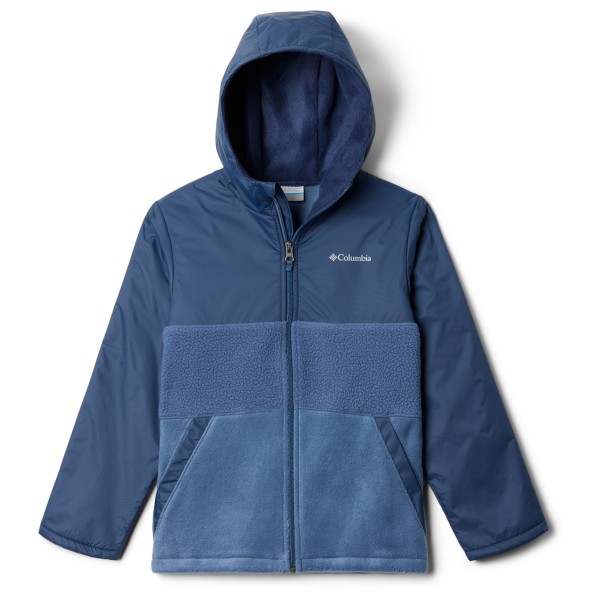 Columbia - Kid's Steens Mtn II Novelty Hooded Fleece - Fleecejacke Gr 14-16 Years blau von Columbia