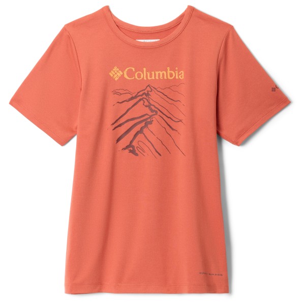 Columbia - Kid's Tech Trail S/S Graphic Shirt - Funktionsshirt Gr XL rot von Columbia