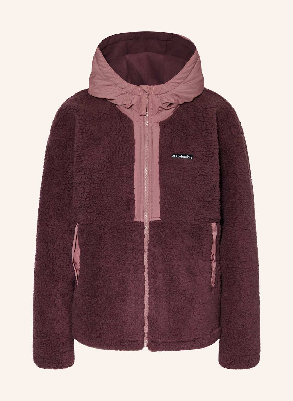 Columbia Midlayer-Jacke Boundless Discovery™ Aus Teddyfell rot von Columbia