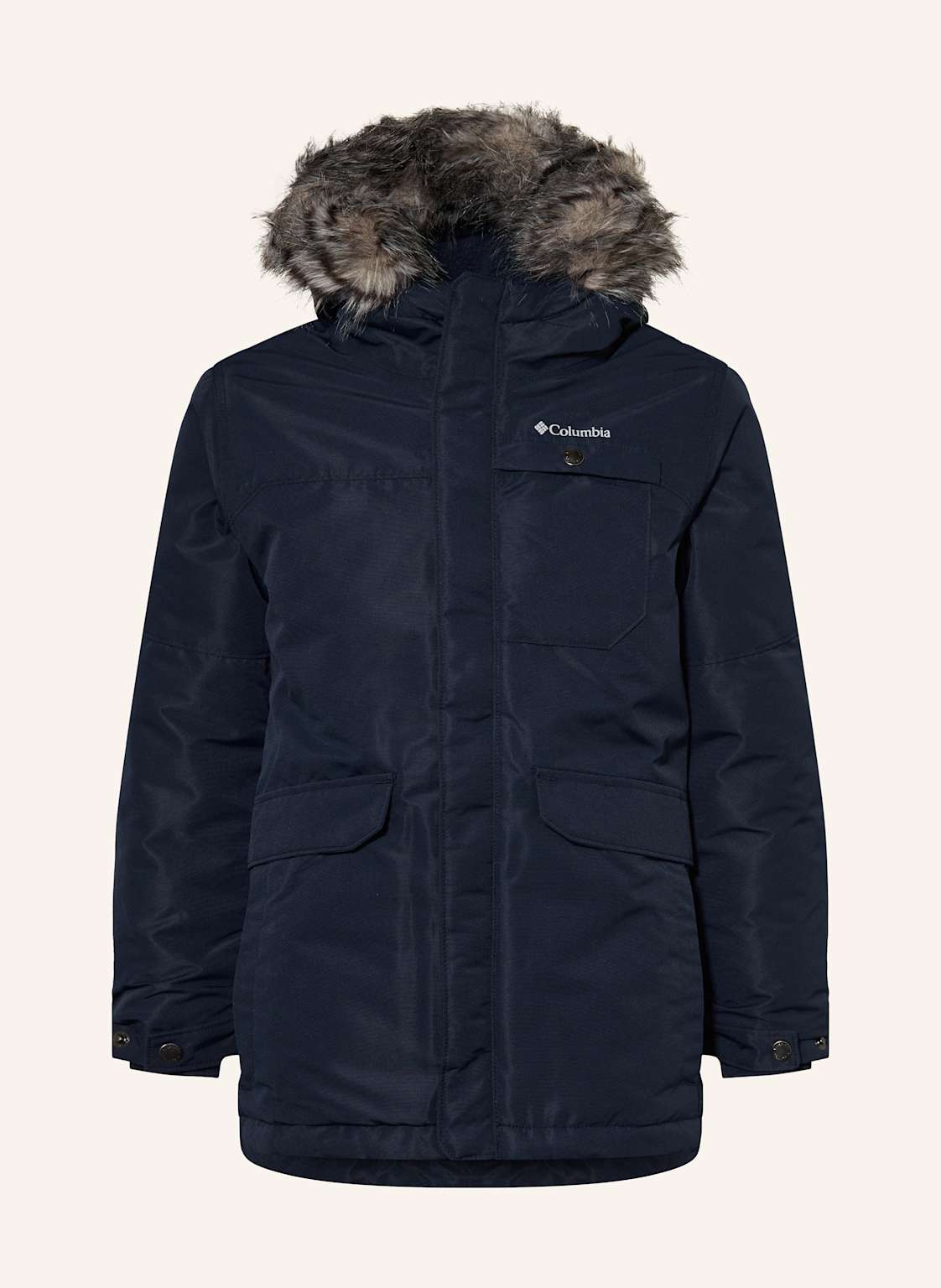 Columbia Parka Nordic Strider™ Ii Mit Abnehmbarem Kunstfell blau von Columbia