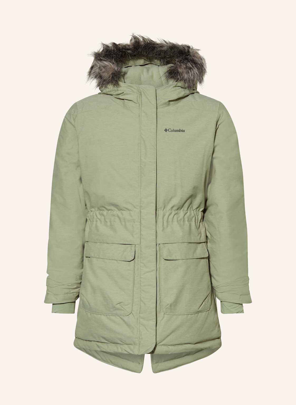 Columbia Parka Nordic Strider™ Ii Mit Abnehmbarem Kunstfell gruen von Columbia