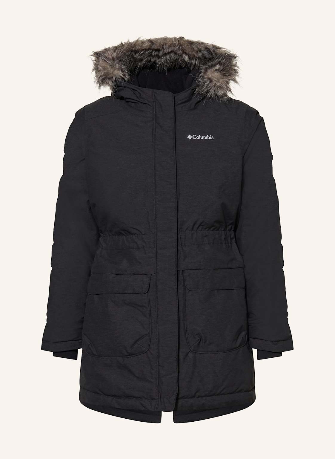 Columbia Parka Nordic Strider™ Ii Mit Abnehmbarem Kunstfell schwarz von Columbia