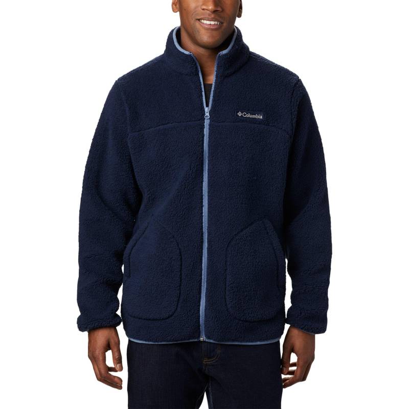 Fleecejacke Ohne Kapuze Herren Marine L von Columbia