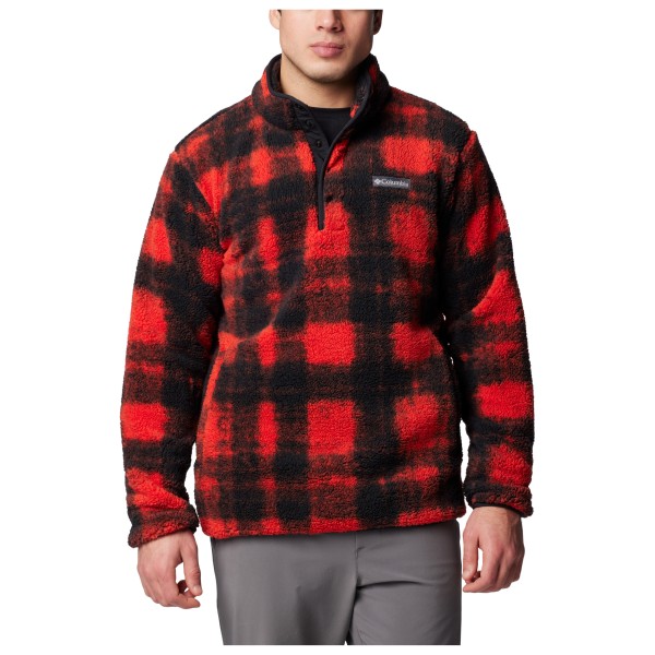 Columbia - Rugged Ridge Half Snap Fleece - Fleecepullover Gr L rot von Columbia