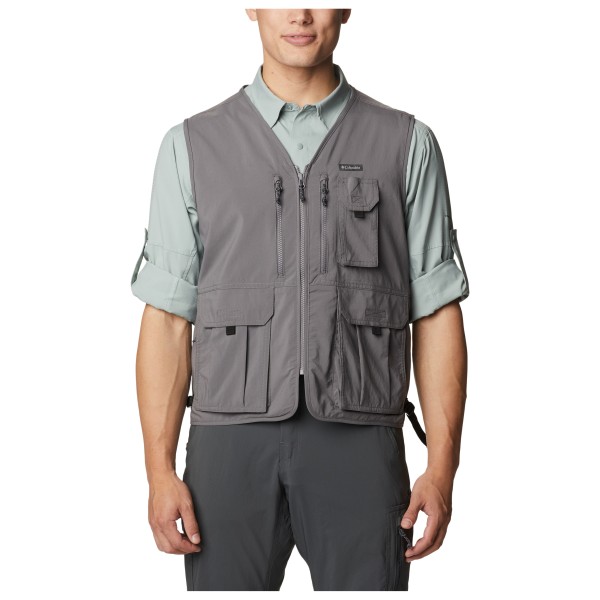 Columbia - Silver Ridge Utility Vest - Softshellgilet Gr L grau von Columbia