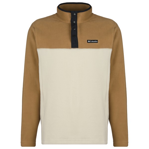 Columbia - Steens Mountain Half Snap II - Fleecepullover Gr M beige/braun von Columbia