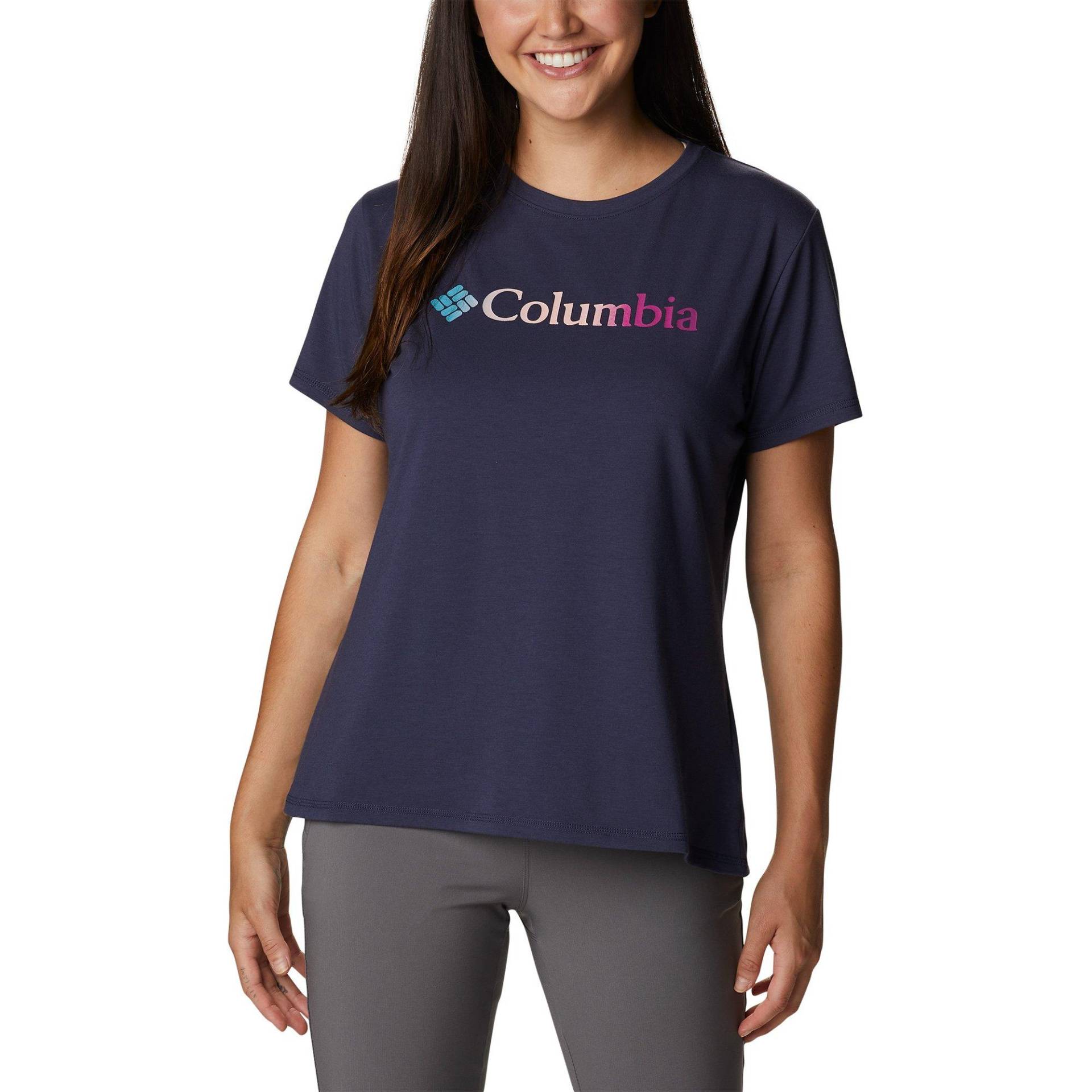 T-shirt Damen Dunkelblau S von Columbia