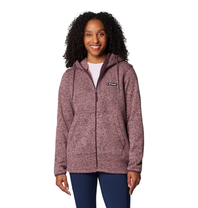 Columbia Sweater Weather™ Sherpa Full Zip II Fleecejacke aubergine von Columbia